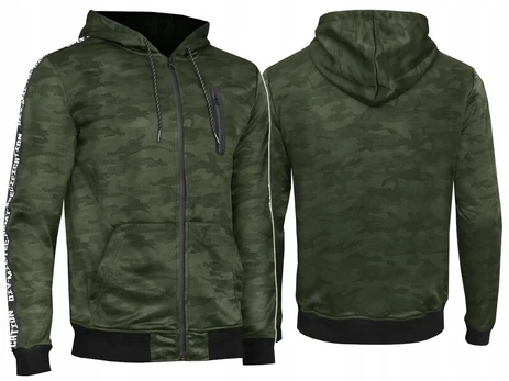 Džemperis vyrams Mil-Tec Training Sweatshirt, žalia