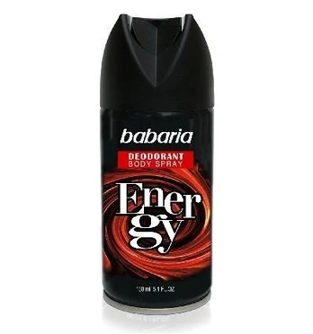 BABARIA Aerozolinis dezodorantas ENERGY, 150 ml