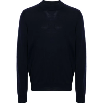 Megztinis su kaklu vyrams, Mėlyna, Korman merino turtle neck