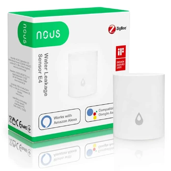 Nous E4 išmanus vandens nuotėkio daviklis zigbee sensorius