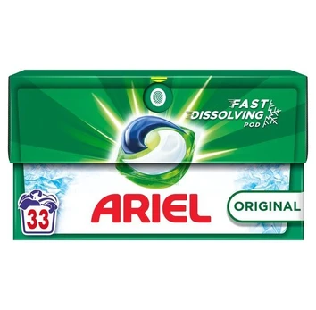 Skalbimo kapsulės ARIEL Original All in 1, 33 vnt.