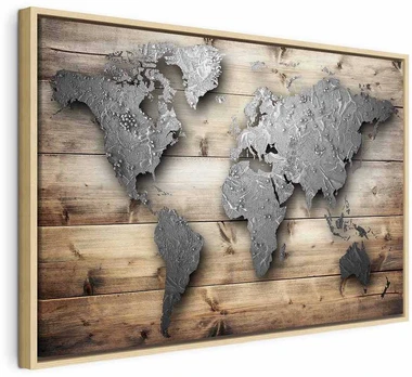 Artgeist Paveikslas - Sidabrinis World