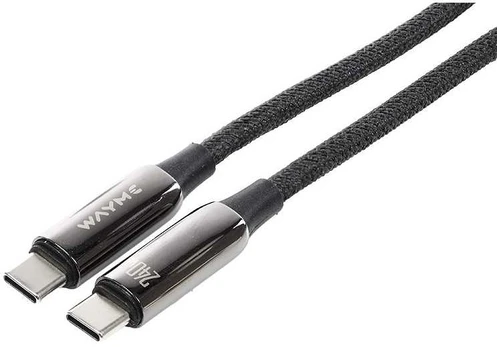 Kabelis įkrovimo USB-C USB-C, 100 cm. WAYME, maks. 240W