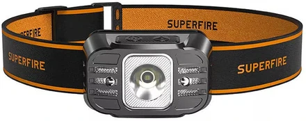Galvos žibintas Superfire HL75-X, 220lm, USB