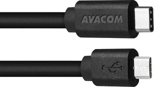 AVACOM DATA AND CHARGING CABLE USB TYPE-C - MICRO USB, 100CM, BLACK | DCUS-TPMI-P10K
