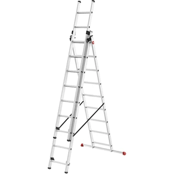 Kopėčios 3 dalių universalios Hailo, 110 - 650 cm