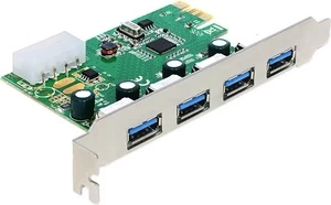 Kontroler Delock PCIe 2.0 x1 – 4x USB 3.0 (89363)