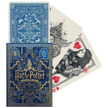 Harry Potter Raven Claw Mėlynos žaidimo kortos