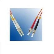 MicroConnect LC - ST - 62.5/125 - 0.5 m - LC - ST - Male/Male - Oranžinis