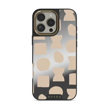 Terracotta - iPhone 16 Pro Case, Elite Mirror (MagSafe) / Gold