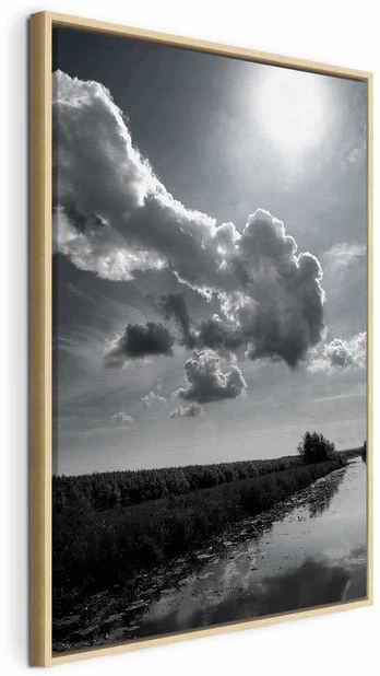 Artgeist Paveikslas - Sun Over Clouds (1-part) - Sky Reflection in Water Field