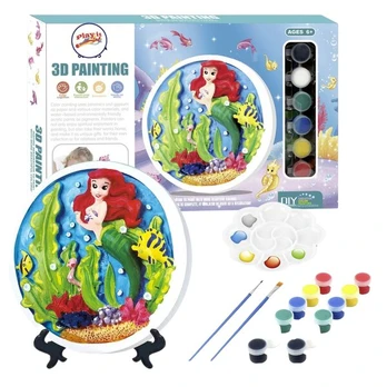 3D keių drobių tapybos rinkinys - Maksik