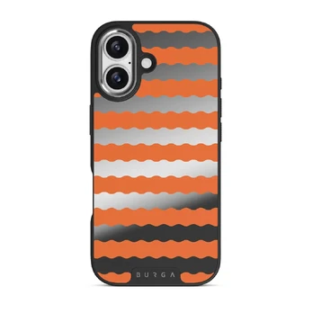 Papaya - iPhone 17 Case, Elite Mirror Dark (MagSafe) / Silver