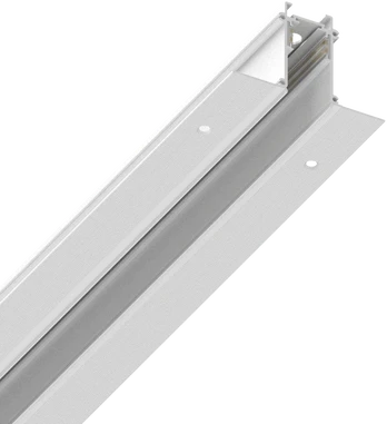 Užglaistomas magnetinis bėgelis EGO, baltas, 2m, 320502