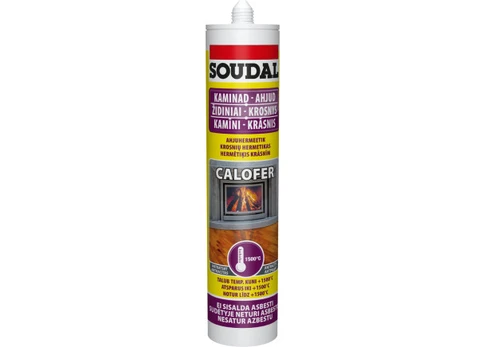 Hermetikas Soudal CALOFER krosnių, 310 ml