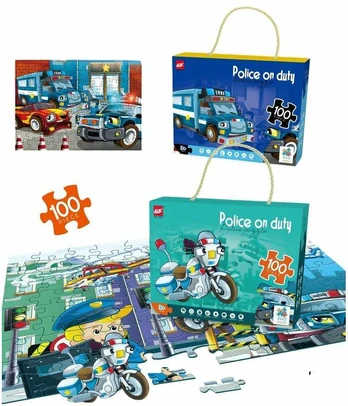 Dėlionė Puzzle Police On Duty, 100 det