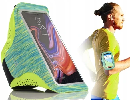 Sportinis bėgimo armband dėklas telefonui ant rankos bicepsui