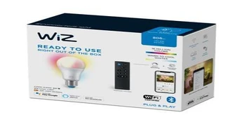 Signify WiZ Baltas & Color 60W E27 A60 Standardform 1er +Remote Control