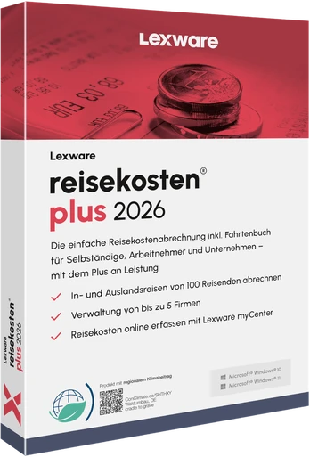 Lexware Reisekosten Plus 2026 - 1 Device, 1 Year - ESD-DownloadESD