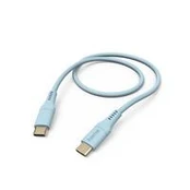 Hama Flexible, USB-C - USB-C, 1,5m, silikon, mėlyna