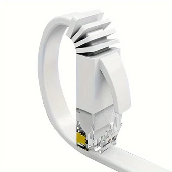 Plokščias greitaeigis Ethernet kabelis Cat6, 2M / 6.6FT