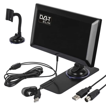 Aktyvi kambarinė DVB-T/T2 HEVC antena Maclean Slim MCTV-948