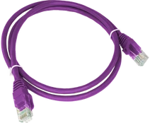 Patch-cord ALANTEC kat.6A U/UTP violetinė 0,25m LSOH