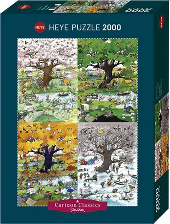 Dėlionė Heye Puzzle 2000 vienetų – keturi sezonai