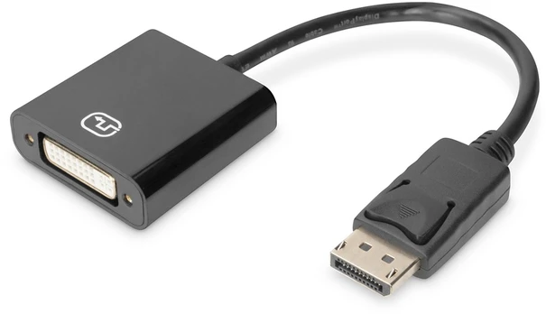DIGITUS Aktiver DisplayPort Adapteris / Konverter, DP auf DVI