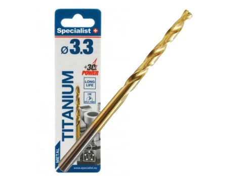 Metalo grąžtas SPECIALIST+ TITAN, 3.3–11 mm