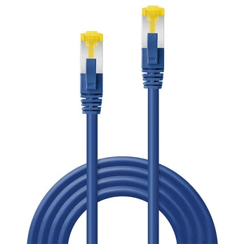 LINDY Patchkabel Cat6A S/FTP LSOH Cat7 Rohkabel blau 1.00m