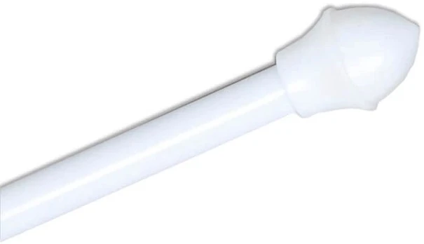 Karnizas Kafe, 55 - 85 cm, Ø 11 mm, balta