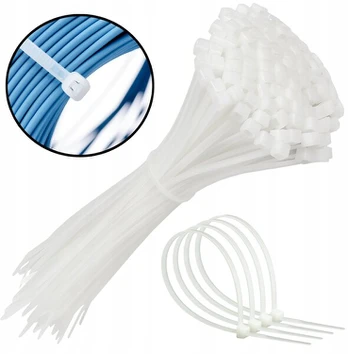 Nylon Cable Ties 3.6 x 300 mm, 100 pcs, Baltas