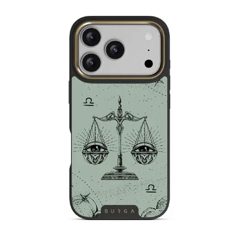 Libra - iPhone 17 Pro Case, Elite Dark (MagSafe) / Gold / Turquoise
