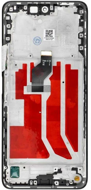 LCD ekranas HUAWEI Nova 9 SE OEM su rėmeliu