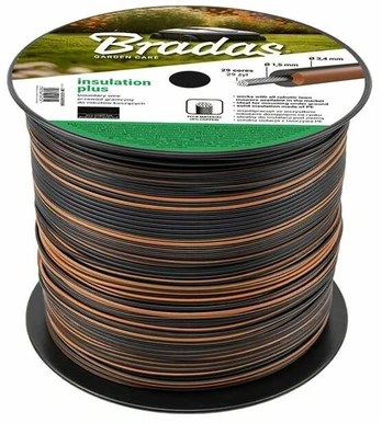 Ritė su vielute Bradas Insulation Plus, 5000 cm, juoda
