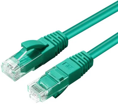 MicroConnect CAT6A UTP 0.3m Žalias LSZH