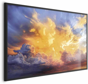Artgeist Plakatas - Beautiful Sunset - clouds in warm shades