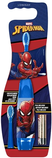 Marvel SPIDERMAN electric toothbrush + 1 brush head