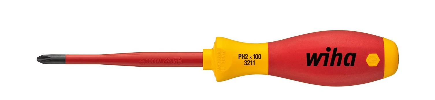 Atsuktuvas WHA SoftFinish® electric slimFix Phillips PH1 x 80 mm