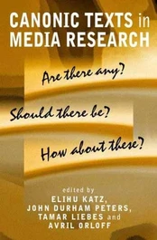 Canonic Texts in Media Research kaina