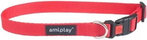Antkaklis Amiplay Basic with Lock, raudona, 250 - 400 mm x 15 mm, 25-40