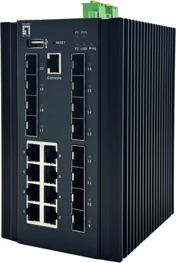 Level One LevelOne Switch 20x GE IGU-2072 8x 1GbE,8x 2.5GbE SFP sw
