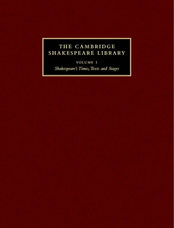 Cambridge Shakespeare Library 3 Volume Hardback Set
