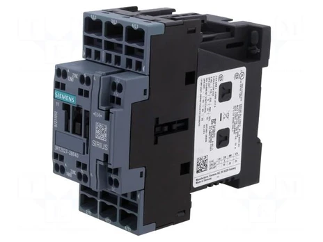 Contactor: 3-pole | NO x3 | Auxiliary contacts: NO + NC | 24VDC | 32A