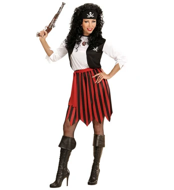 „PIRATAS“ (suknelė su liemene, diržu, galvos apdangalu)