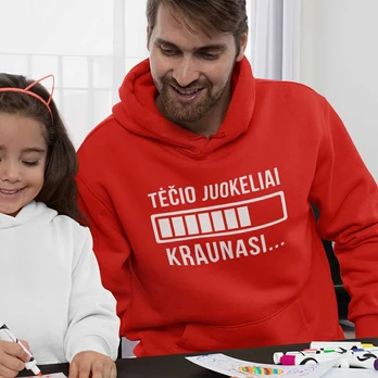 Džemperis "Tėčio juokeliai kraunasi"