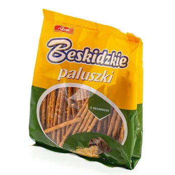 Šiaudeliai su sezamais AKSAM, 175 g