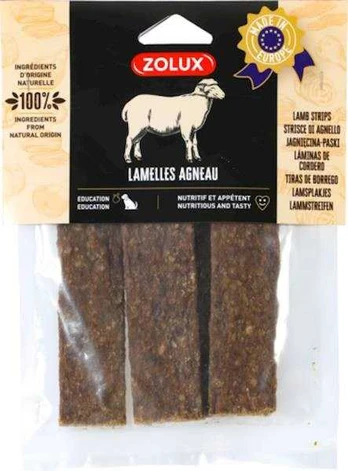ZOLUX ėriena strips - Dog treat - 100g