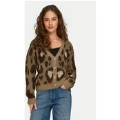 ONLY Kardiganas Edelie 15353090 Ruda Regular Fit kaina